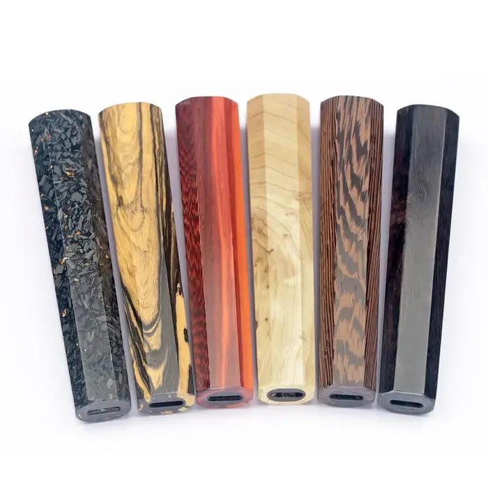 Manches de couteau octogonales en bois pour Gyuto HORATII porteur de couteau pour chef occasions spéciales cuisine japonaise remplaçable durable et respectueux de l'environnement