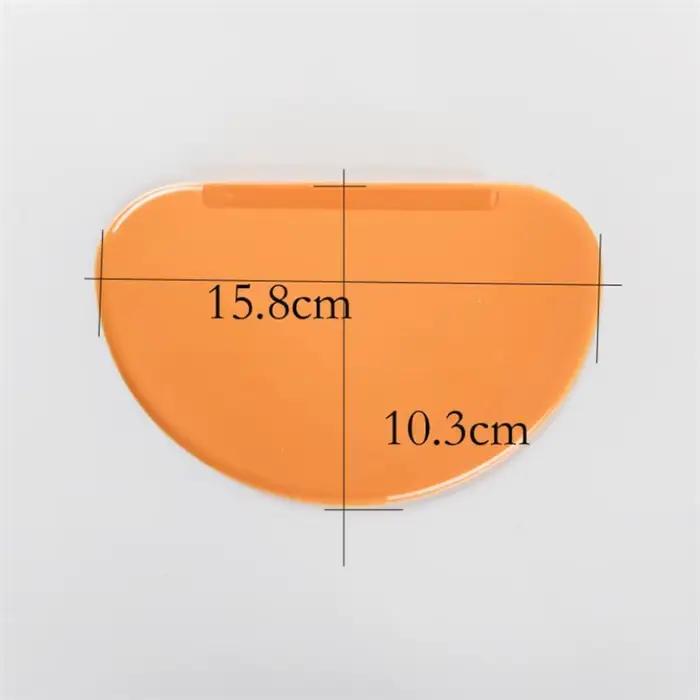 Grattoir à pâte en plastique souple et Flexible Orange