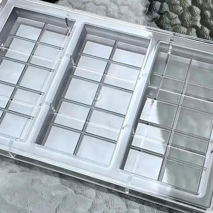 Moule de barre de chocolat de dubaï en Polycarbonate pour bonbons professionnels boulangerie cuisson cuisine pâtisserie