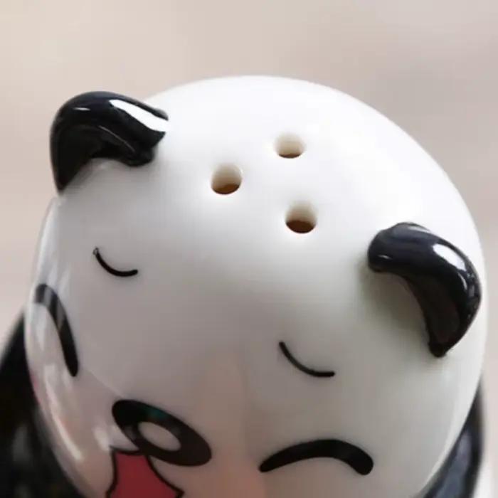 Pot à Épices en Krasnocéramique, Bouteille d'Assaisonnement de Dessin Animé, Récipient pour Salière et Belle, Idéal pour la Cuisine
