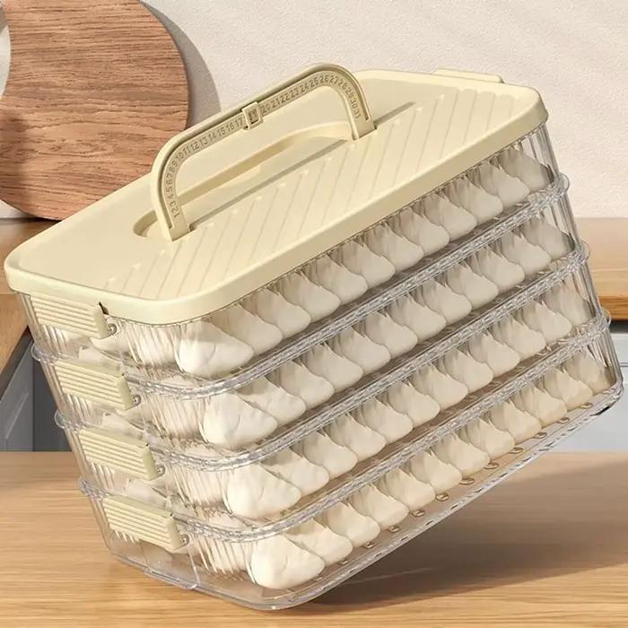 Boîte de rangement en plastique pour boulettes congelées