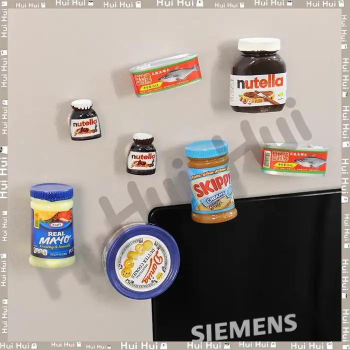 Aimants pour réfrigérateur, bouteilles d'assaisonnement mignonnes, planches à trous et autocollants décoratifs de dessin animé pour photos polaroid occasions spéciales