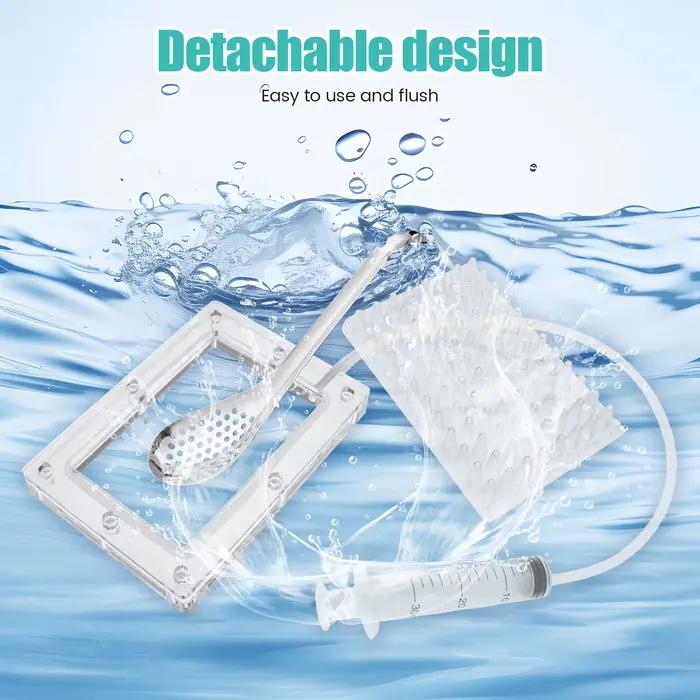 Kit de sphérique de caviar transparent avec cuillère compte-gouttes