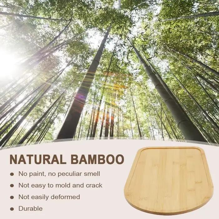 Tapis de déplacement en bambou pour mixeur avec 4 glissières