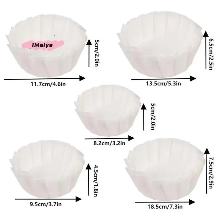Plateau en papier à l'huile de cheesecake Basque antiadhésif