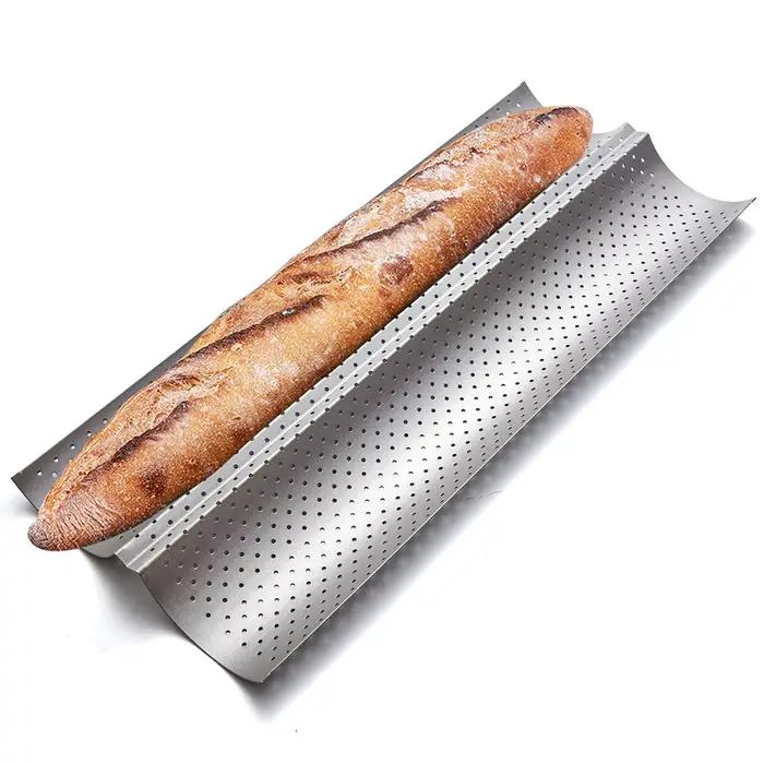Plaques à baguettes antiadhésives pour la cuisson du pain français