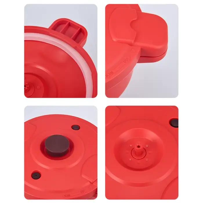 Casserole à pression pour micro-ondes pot de cuisson facile multifonction antiadhésive compatible induction gaz pour petite cuisine occassions spéciales