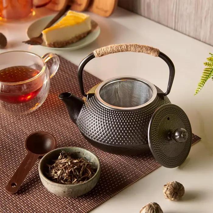 Théière en fonte émaillée, intérieur pour brassage, poêle bouillant, bouilloire supérieure, cuisine domestique, Restaurant, cuisinière à Induction, Camping