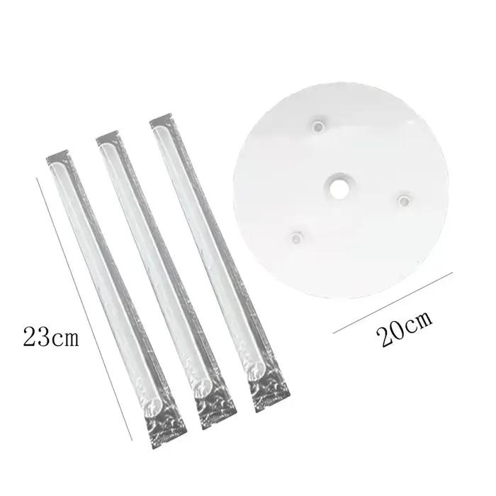 Cadre de Support de gâteau multicouche, supports pratiques, moule rond, Support de Dessert, entretoise, Support d'empilage, cuisine, outil de décoration de gâteau, bricolage, nouveau