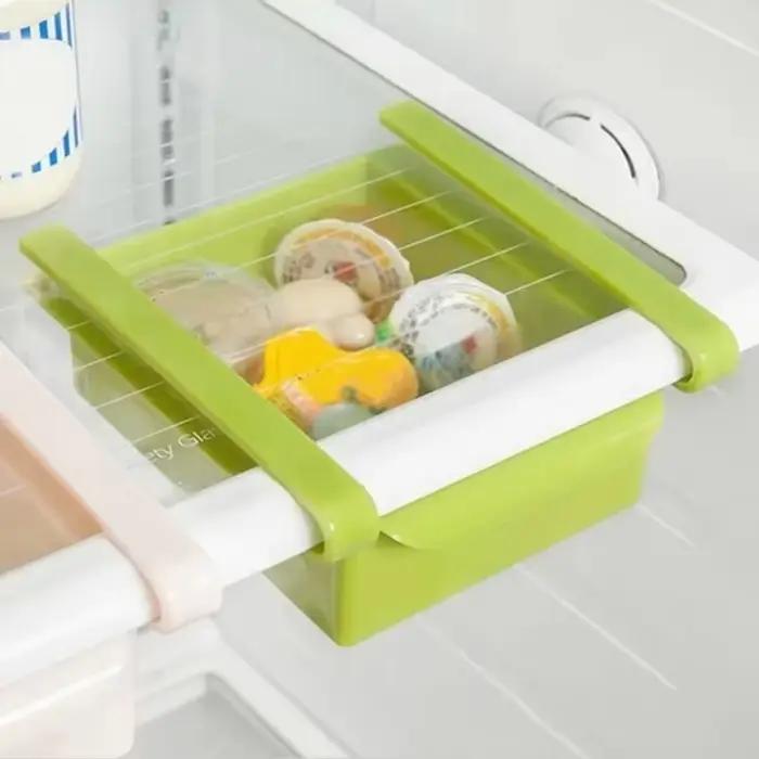 Glissière cuisine réfrigérateur congélateur gain de place organisateur support de rangement étagère