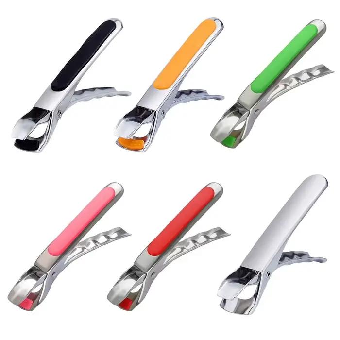 Pince de levage en acier inoxydable antidérapante pour assiettes plats et bols pour cuisine maison et bar occasions spéciales