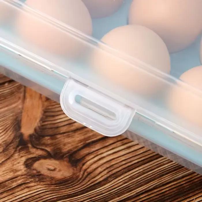 Boîte de rangement d'œufs à 15 grilles