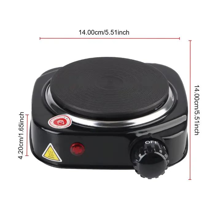 Mini cuisinière électrique multifonctionnelle pour café, lait et eau, idéale pour chauffer rapidement et économiser de l'énergie, disponible en gris clair et jaune clair