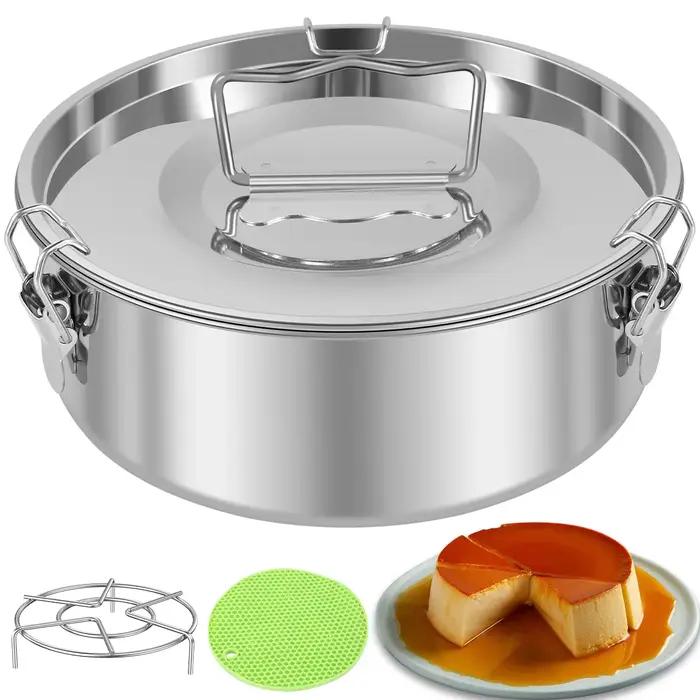 Ensemble de moules à gâteau ronds en acier inoxydable