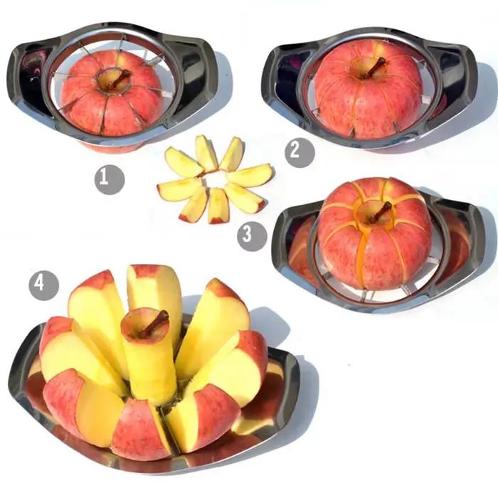Coupe-pommes et légumes en acier inoxydable
