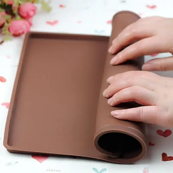 Tapis de rouleau de gâteau multifonctionnel en Silicone