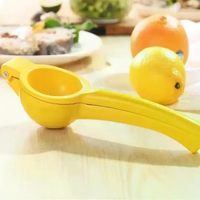 Presse-citron manuel en alliage d'aluminium, presse-fruits Orange pressé à la main, Gadget de cuisine Portable pour un jus facile
