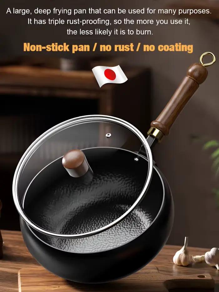 Poêle à frire chaudron Grande portion Méthode ancienne de ragoût non revêtu Pot de ventre martelé fait à la main Zuoqi Big Belly Pot Efficacité