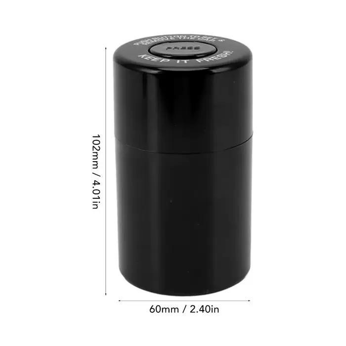 Pot de rangement hermétique rond en plastique compact