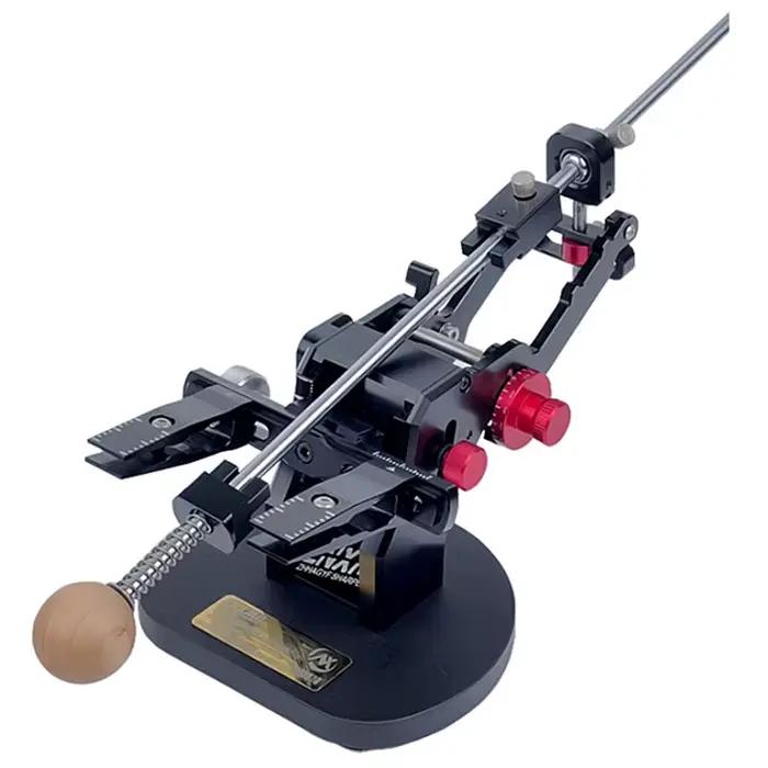 Aiguisoir de couteaux professionnel FNICEL, aiguiseur de couteaux de cuisine, de pliage, de chasse et multifonctionnels, outil de travail du bois et de métal, angle fixe de 360°, clip à bascule de précision