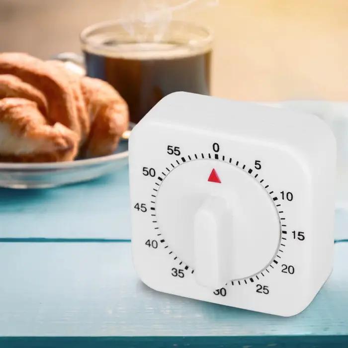 Minuteur de cuisine, outils de cuisson, compte à rebours de 60 minutes, alarme de rappel, gestion manuelle du temps, alarme pour la salle de classe, l'étude et la cuisine