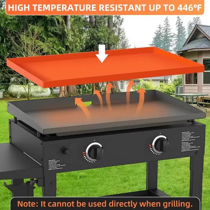 Couverture de plaque chauffante en silicone de qualité alimentaire