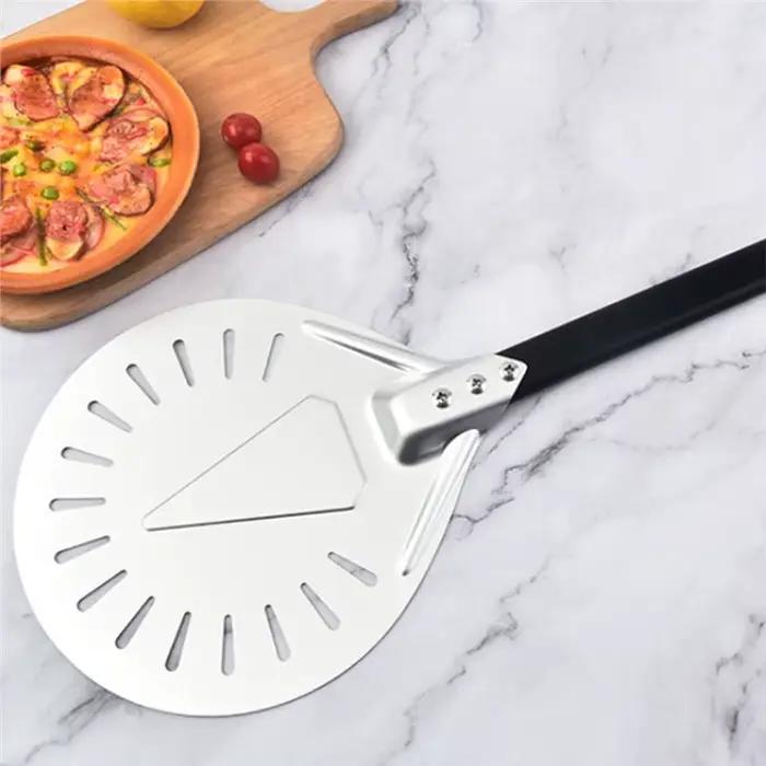 BSEVB - Spatule à pizza ronde, pelle à pizza, accessoires pour four à pizza