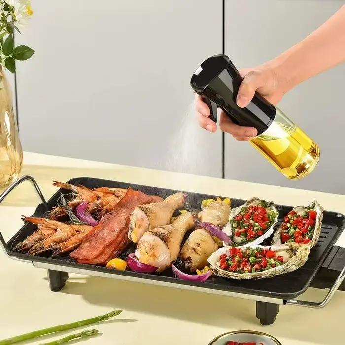 Lot de 2 pulvérisateurs d'huile 200/300/500 ml pour cuisine domestique