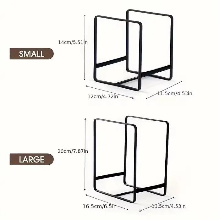 Support vertical en acier inoxydable pour rangement de vaisselle et organisation de cuisine, bureau ou chambre multifonctionnel