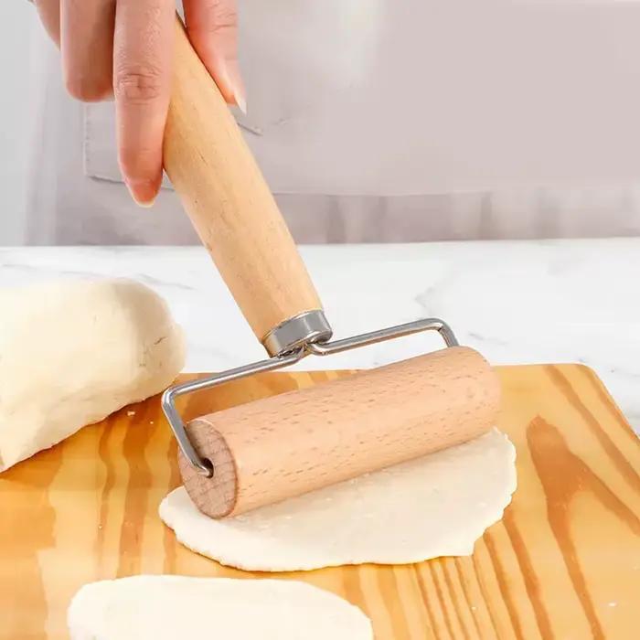 1PC Rouleau à pâtisserie ; cuisson en bois ; noix concassées; crêpes; biscuits; ustensiles de cuisine pour la cuisson de gâteaux et de pizza