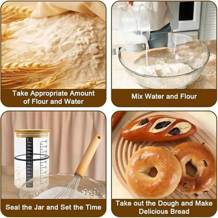 Kit de pot de démarrage au levain