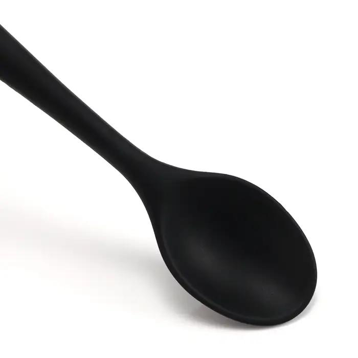 Cuillère à nouilles en Silicone à Long manche, mélange de salade de riz, cuillère à café de cuisine, cuillère à salade, cuillère à assaisonnement, vaisselle