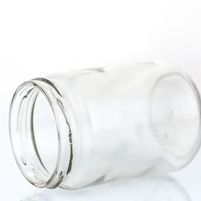 Bocal en verre noir hermétique pour la cuisine
