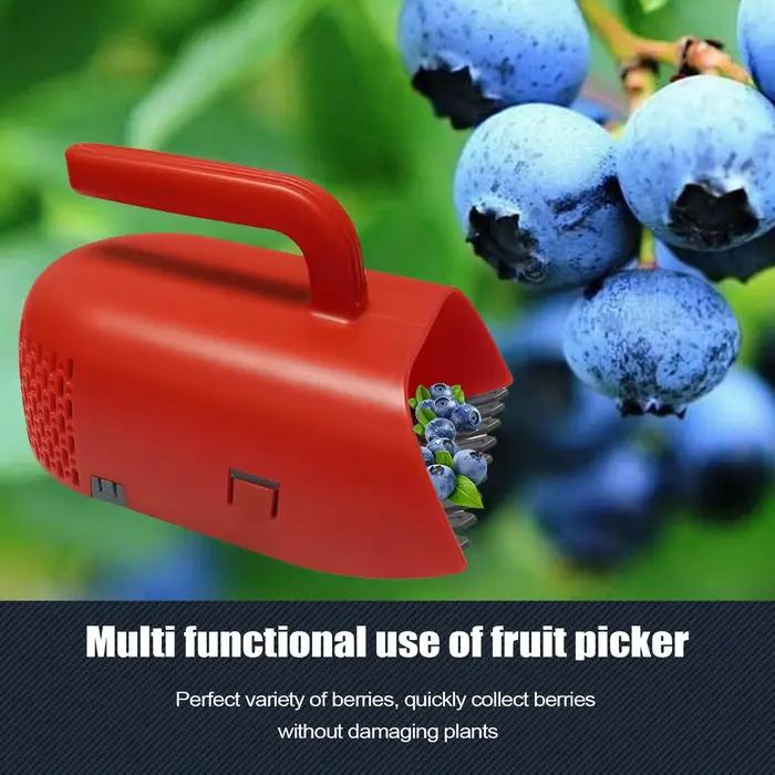 Râteau de cueillette de baies avec poignée ergonomique, cueilleur de bleuets, écologique et peu exigeant en termes de travail, outil de jardinage