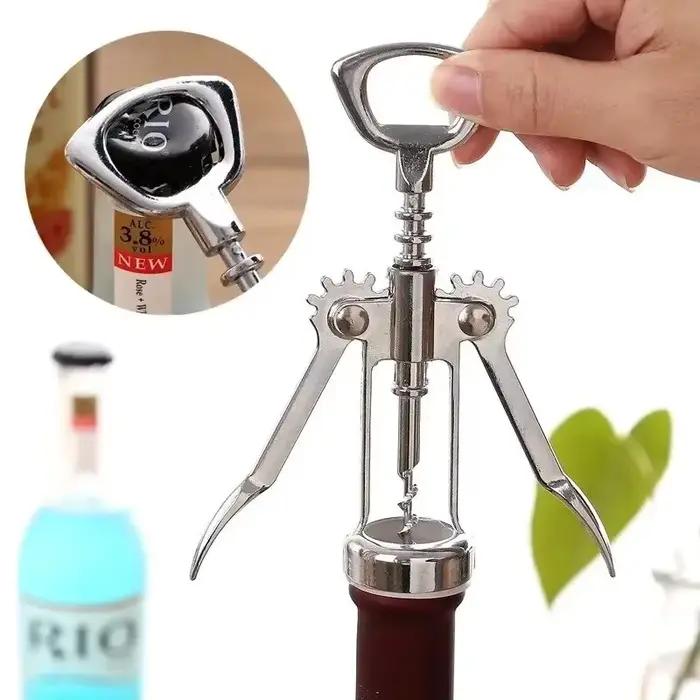 Tire-bouchon multifonctionnel en acier inoxydable durable pour ouvrir vin et bière occaions spéciales déco cuisine bar