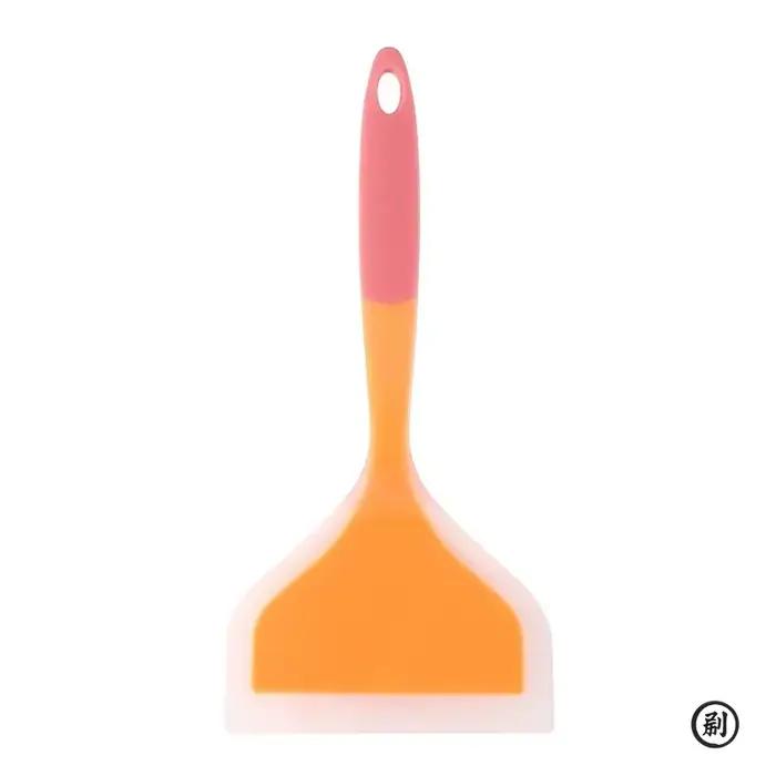 Espátula tamago Yaki, sartén antiadhésif, espátula spéciale, espátula gruesa para ovo Yaki, espátula de silicone, 1 unidad