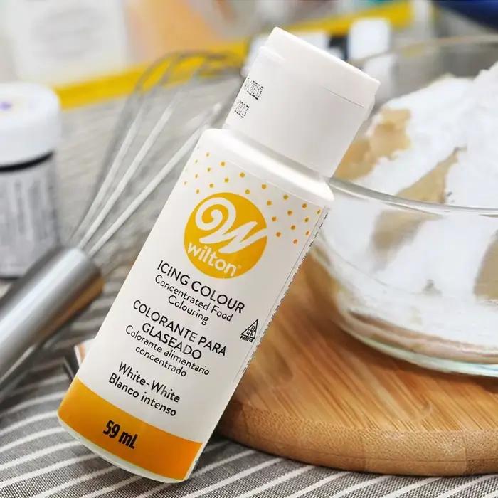 Coloration de sucre de coloration alimentaire blanche de 59ml
