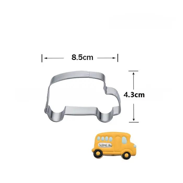 1 pièces pâtisserie trafic Bus Train moto bateau de croisière emporte-pièces Fondant gâteau décor outils emporte pièce biscuit moule bricolage