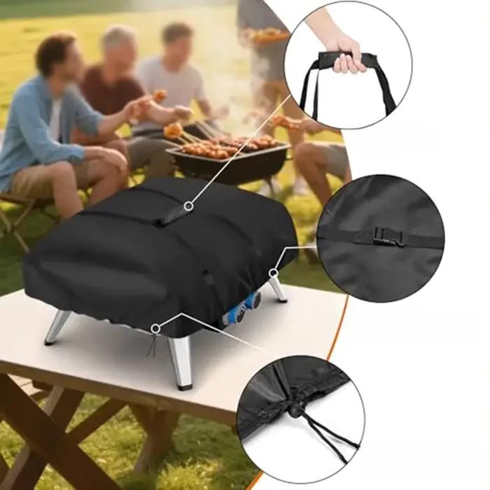 Housse de protection robuste et imperméable pour four à pizza Tefal à gaz 71 x 52 x 35 cm