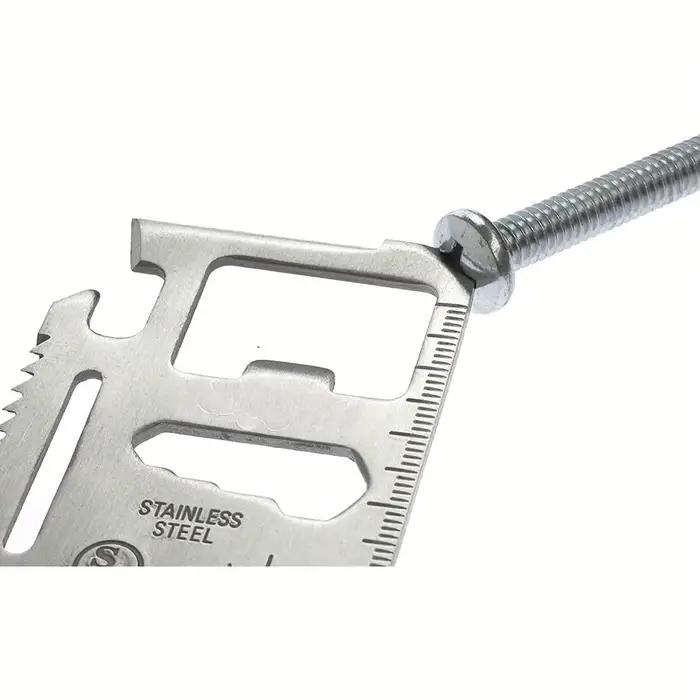 1/2 pièces Pack 11 en 1 carte de crédit multi-outil