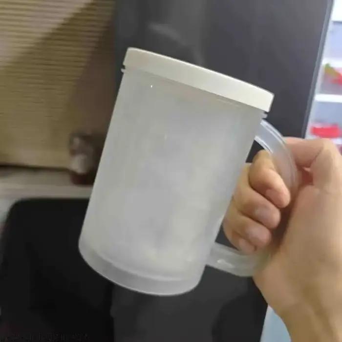 No-Dilution Beer Glass - Translucent Insulated Mug Keeps Drinks Cold for Hours, Summer Essential