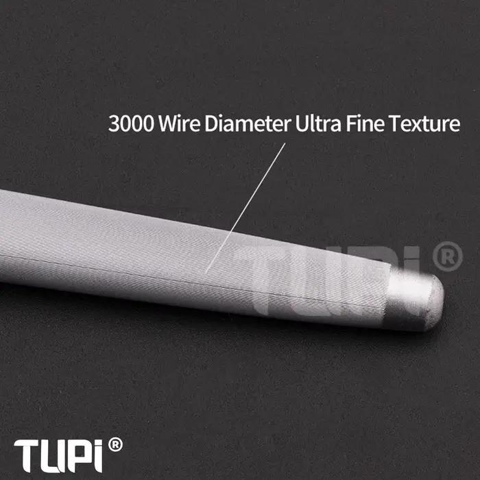 TUPI Honing Rod, tige d'affûtage professionnelle pour couteaux de chef avec poignée confortable