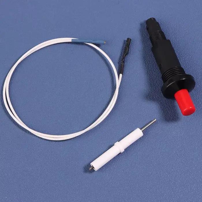 Allumeur piézo-électrique à bouton poussoir avec câble, Kit d'allumage par étincelle, four, poêle, barbecue, Camping, randonnée, cuisine en plein air, appareil ménager