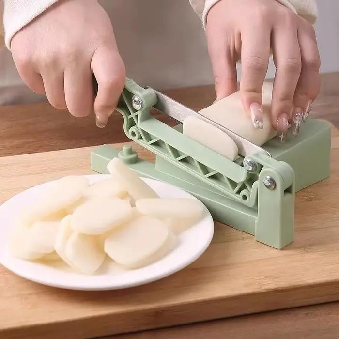 Couteau spécial pour trancher des gâteaux de riz en acier inoxydable