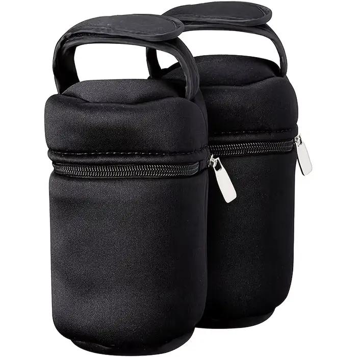 Sac isotherme pour bouteille, design portable et léger, avec une poignée réglable, garde les liquides chauds ou froids