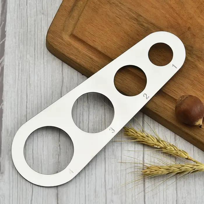 Accessoires de cuisine mesure de nouilles à pâtes en acier inoxydable