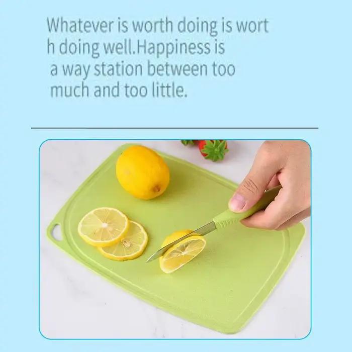 Planche à découper pratique pour enfants et adultes blocs de hachage rectangle plastique respectueux de l'environnement occasions spéciales et quotidiennes