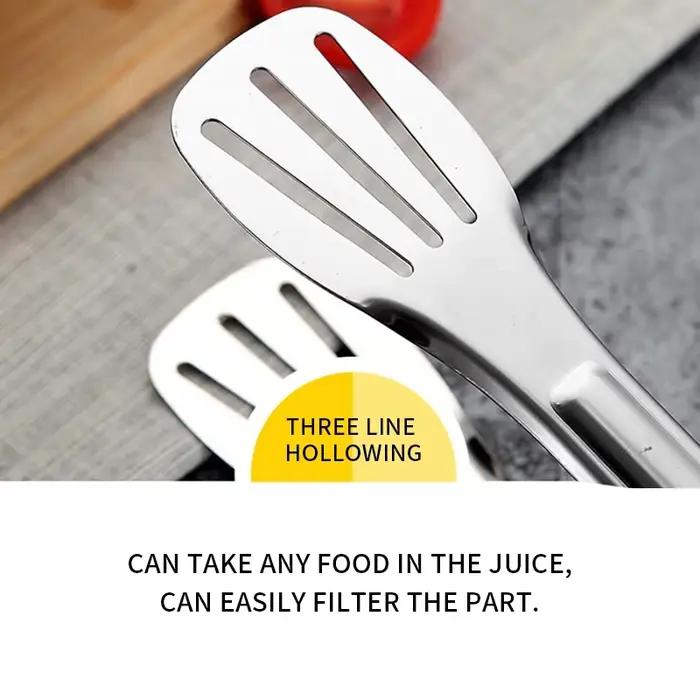Pinces alimentaires en acier inoxydable