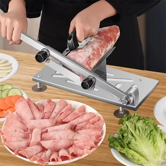 Couteau Manuel Portable en Acier Inoxydable pour Trancher la Viande Sophia