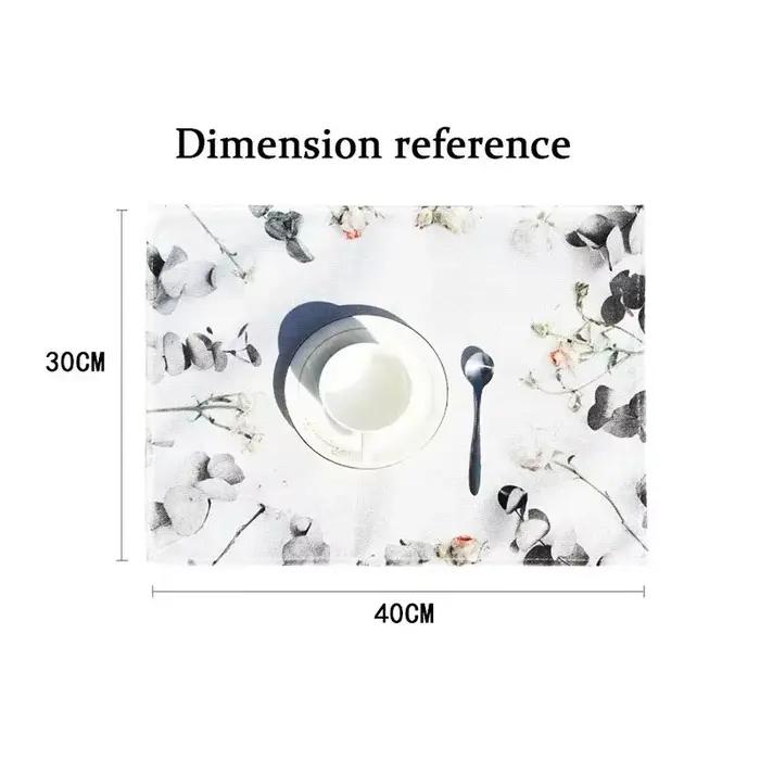 2/4 sets de dessous-de-plat avec un design marocain
